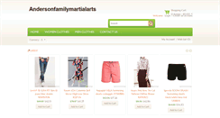 Desktop Screenshot of andersonfamilymartialarts.net