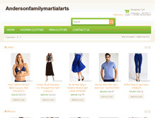 Tablet Screenshot of andersonfamilymartialarts.net